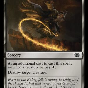 The Lord of the Rings: Tales of Middle-earth - 92 - Lash of the Balrog - Common - B - Non-foil
