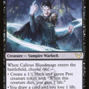 Strixhaven: School of Mages - 66 - Callous Bloodmage - Rare - B - Foil
