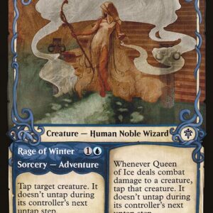 Throne of Eldraine - 285 - Queen of Ice // Rage of Winter - Common - U - Non-foil