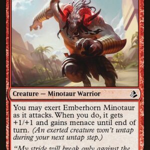 Amonkhet - 130 - Emberhorn Minotaur - Common - R - Non-foil