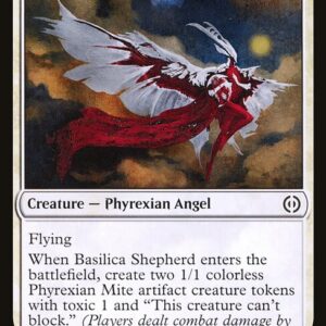 Phyrexia: All Will Be One - 4 - Basilica Shepherd - Common - W - Foil