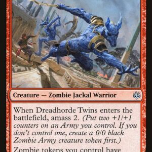 War of the Spark - 126 - Dreadhorde Twins - Uncommon - R - Non-foil (Front)
