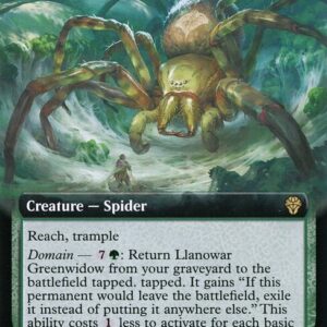 Dominaria United - 415 - Llanowar Greenwidow - Rare - G - Non-foil