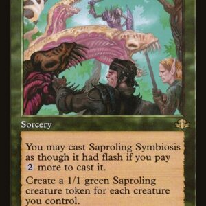Dominaria Remastered - 348 - Saproling Symbiosis - Rare - G - Foil