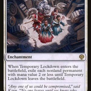 Dominaria United - 36 - Temporary Lockdown - Rare - W - Foil