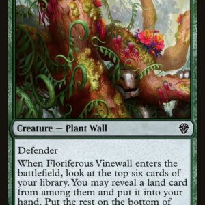 Dominaria United - 163 - Floriferous Vinewall - Common - G - Non-foil