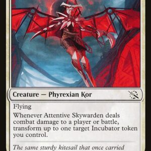March of the Machine - 7 - Attentive Skywarden - Common - W - Non-foil