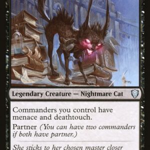 Commander Legends - 126 - Falthis, Shadowcat Familiar - Uncommon - B - Non-foil