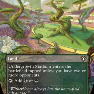 Commander Masters - 666 - Undergrowth Stadium - Rare - C - Foil