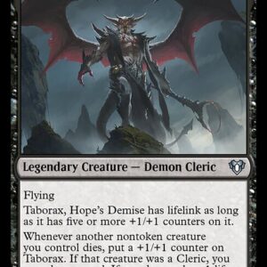 Commander Masters - 189 - Taborax, Hope's Demise - Uncommon - B - Non-foil