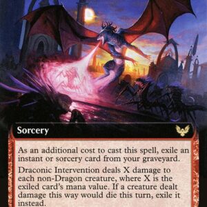Strixhaven: School of Mages - 309 - Draconic Intervention - Rare - R - Non-foil