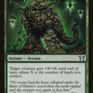 Champions of Kamigawa - 245 - Strength of Cedars - Uncommon - G - Non-foil (Front)