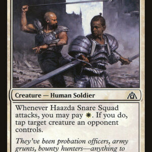 Dragon's Maze - 2 - Haazda Snare Squad - Common - W - Non-foil (Front)