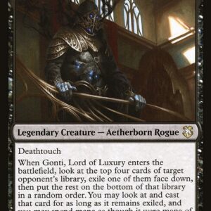 Forgotten Realms Commander - 100 - Gonti, Lord of Luxury - Rare - B - Non-foil (Front)