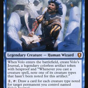Commander Legends: Battle for Baldur's Gate - 103 - Volo, Itinerant Scholar - Mythic - U - Foil