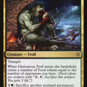 Throne of Eldraine - 327 - Gluttonous Troll - Rare - BG - Non-foil
