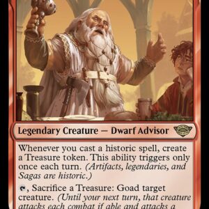 The Lord of the Rings: Tales of Middle-earth - 132 - Glóin, Dwarf Emissary - Rare - R - Foil