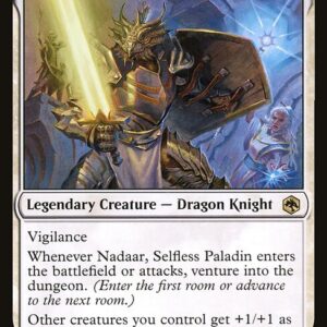 Adventures in the Forgotten Realms - 27 - Nadaar, Selfless Paladin - Rare - W - Non-foil