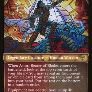 Dominaria United - 293 - Astor, Bearer of Blades - Rare - WR - Foil