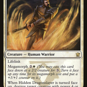 Dragons of Tarkir - 23 - Hidden Dragonslayer - Rare - W - Non-foil