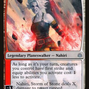 War of the Spark - 233 - Nahiri, Storm of Stone - Uncommon - WR - Non-foil (Front)