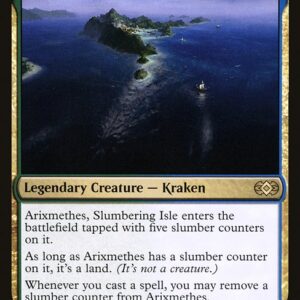 Double Masters - 189 - Arixmethes, Slumbering Isle - Rare - UG - Non-foil