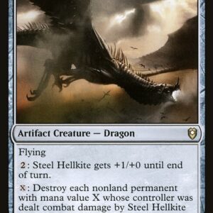 Commander Legends: Battle for Baldur's Gate - 874 - Steel Hellkite - Rare - C - Non-foil