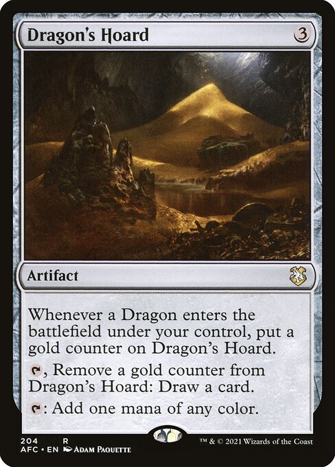 Forgotten Realms Commander - 204 - Dragon's Hoard - Rare - C - Non-foil (Front)
