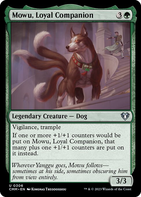Commander Masters - 306 - Mowu, Loyal Companion - Uncommon - G - Non-foil