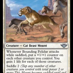 Outlaws of Thunder Junction - 5 - Bounding Felidar - Uncommon - W - Non-foil