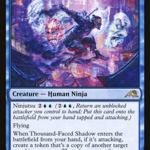 Kamigawa: Neon Dynasty - 86 - Thousand-Faced Shadow - Rare - U - Foil