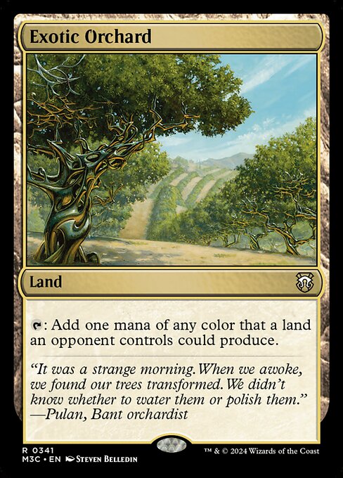 Modern Horizons 3 Commander - 341 - Exotic Orchard - Rare - C - Non-foil