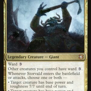 Forgotten Realms Commander - 55 - Storvald, Frost Giant Jarl - Mythic - Multi - Foil (Front)