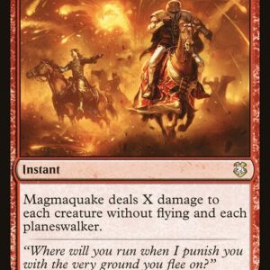 Forgotten Realms Commander - 133 - Magmaquake - Rare - R - Non-foil (Front)