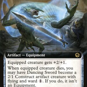 Adventures in the Forgotten Realms - 360 - Dancing Sword - Rare - W - Foil