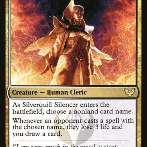 Strixhaven: School of Mages - 234 - Silverquill Silencer - Rare - WB - Foil