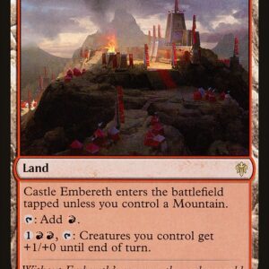 Throne of Eldraine - 239 - Castle Embereth - Rare - C - Foil