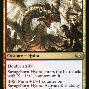 Double Masters - 215 - Savageborn Hydra - Rare - RG - Non-foil