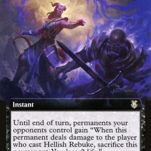 Forgotten Realms Commander - 295 - Hellish Rebuke - Rare - B - Non-foil (Front)