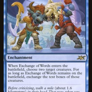 Unfinity - 45 - Exchange of Words - Rare - U - Foil