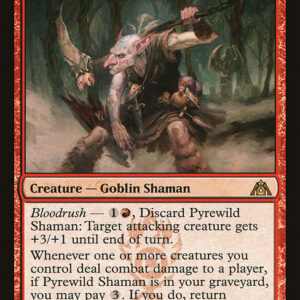 Dragon's Maze - 36 - Pyrewild Shaman - Rare - R - Non-foil (Front)