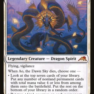 Kamigawa: Neon Dynasty - 2 - Ao, the Dawn Sky - Mythic - W - Foil