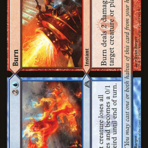 Dragon's Maze - 134 - Turn // Burn - Uncommon - UR - Non-foil (Front)