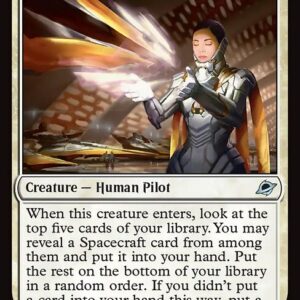 Edge of Eternities - 28 - Pulsar Squadron Ace - Uncommon - W - Non-foil