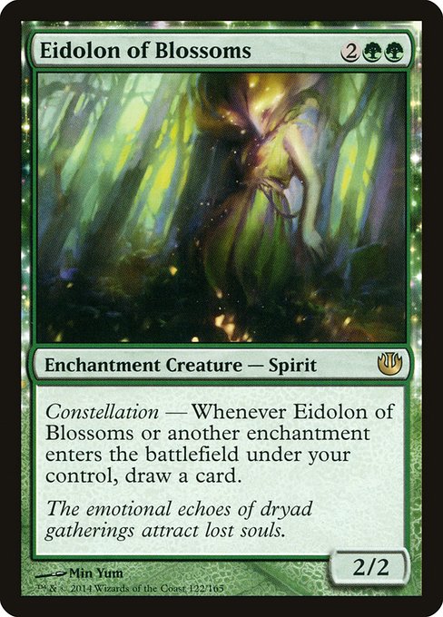 Journey into Nyx - 122 - Eidolon of Blossoms - Rare - G - Foil (Front)
