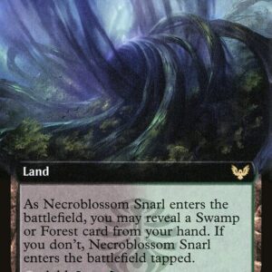 Strixhaven: School of Mages - 363 - Necroblossom Snarl - Rare - C - Foil