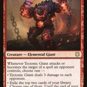 Forgotten Realms Commander - 144 - Tectonic Giant - Rare - R - Non-foil (Front)