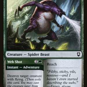 Commander Legends: Battle for Baldur's Gate - 231 - Ettercap // Web Shot - Common - G - Non-foil
