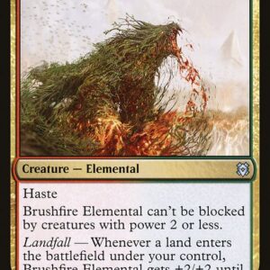 Zendikar Rising - 221 - Brushfire Elemental - Uncommon - RG - Non-foil