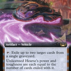 Streets of New Capenna - 440 - Unlicensed Hearse - Rare - C - Foil